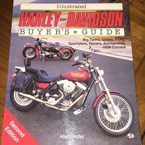 Illustrated buyers guide 1992 Harley Davidson Motorcycle book 2nd edition NEW